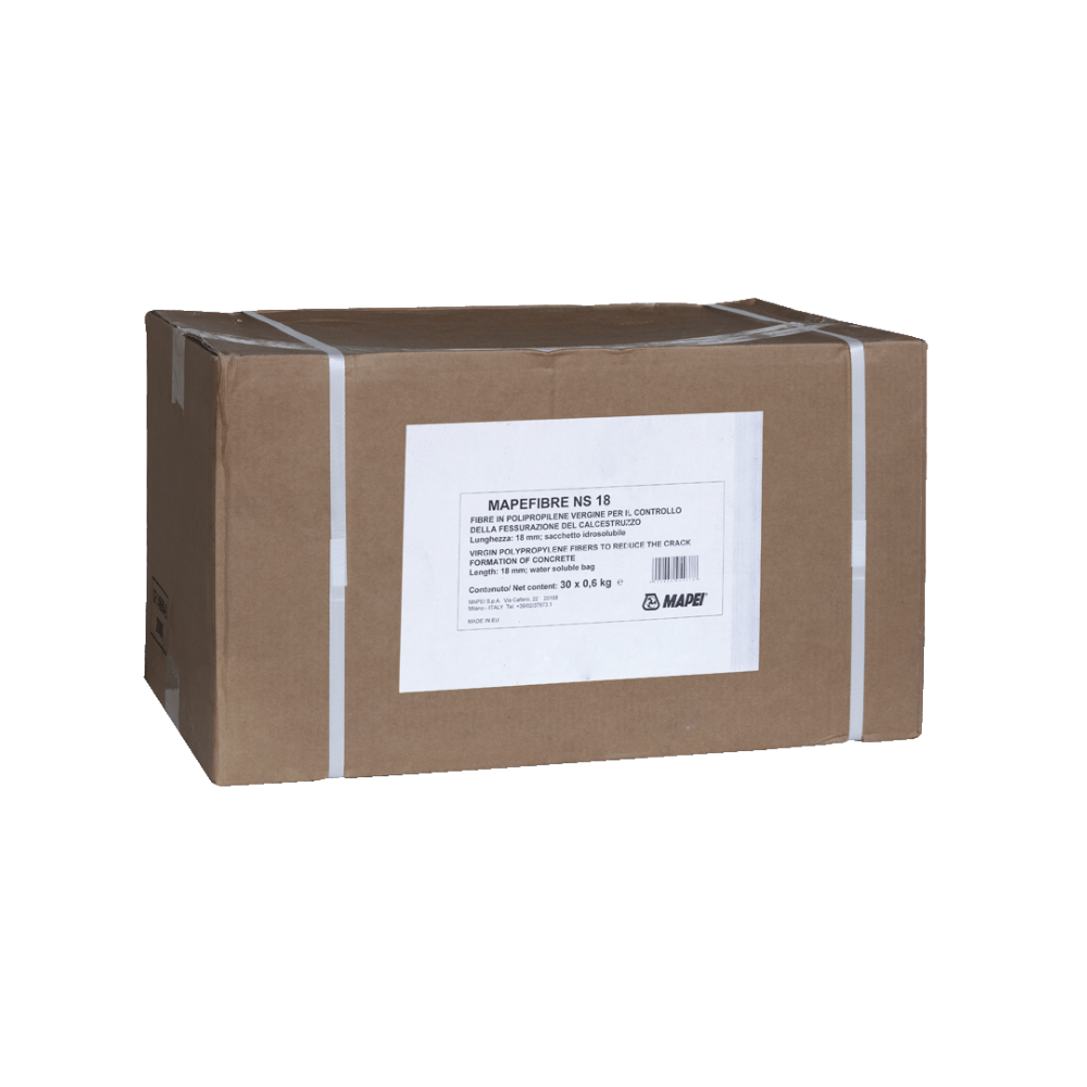 FIBRA PARA CONCRETO MAPEFIBRE NS 18 CAJA DE 18 KG MARCA MAPEI FIBRA PARA CONCRETO MAPEFIBRE NS 18 CAJA DE 18 KG - Imagen 1