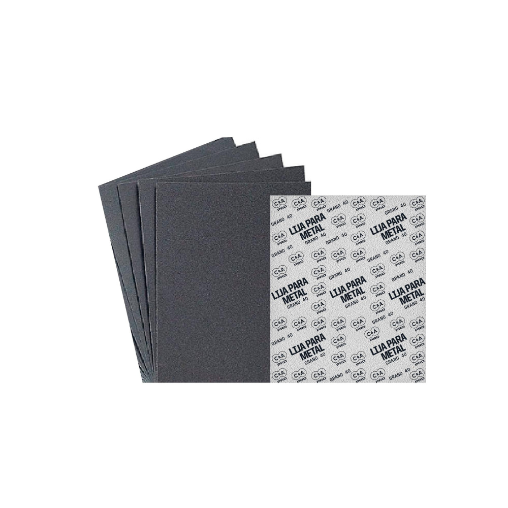 LIJA METAL 40 PAQ X 25 UND MARCA C&A PRO COD 1760102200329 LIJA METAL 40 PAQ X 25 UND COD 1760102200329 - Imagen 1