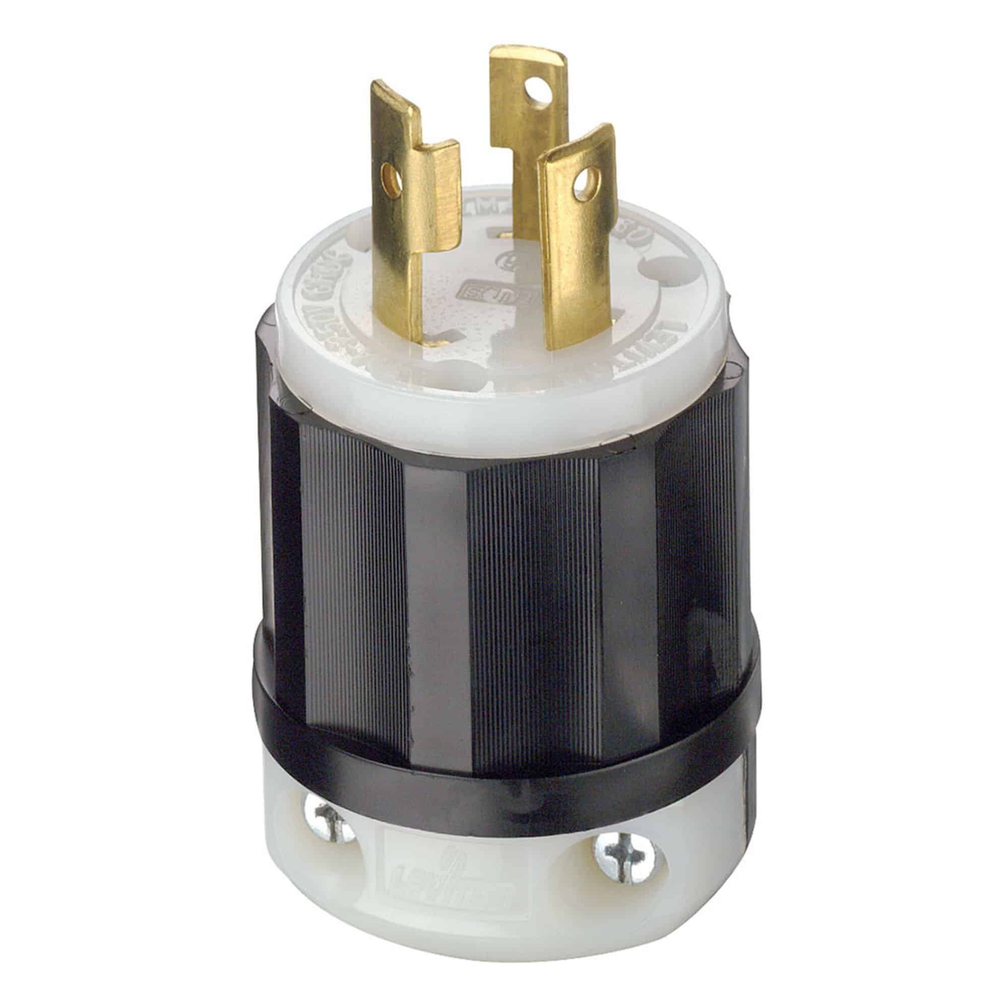 ENCHUFE 2X30A 250V L6 C. SEGURO MARCA LEVITON ENCHUFE 2X30A 250V L6 C/SEGURO COD.2621 - Imagen 1