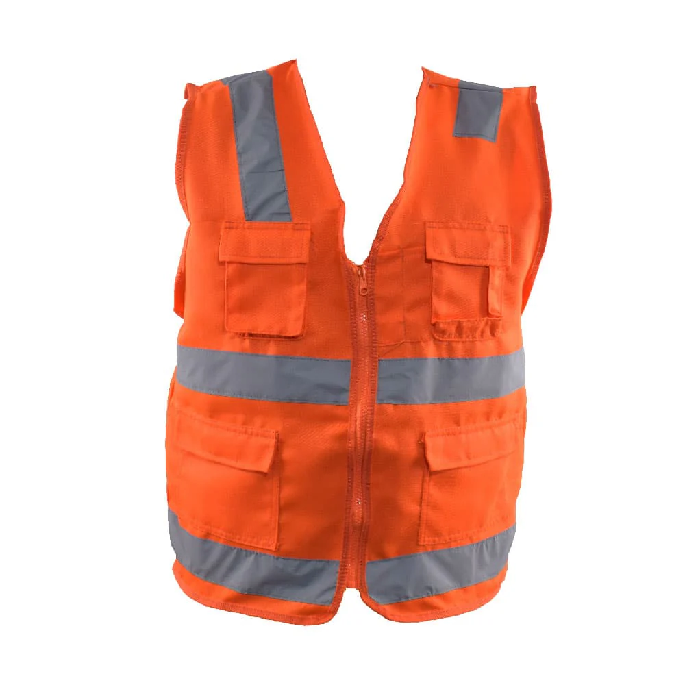 CHALECO DE SEGURIDAD DRILL CON CINTA REFLECTIVA MARCA NACIONAL CHALECO DRILL CON CINTA REFLECTIVA MODELO H - Imagen 1