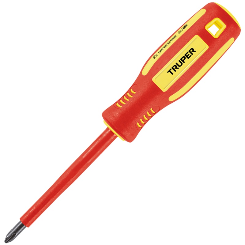 DESARMADOR CRUZ DIELECTRICO 1.4 x 4 COD 102241 DESARMADOR CRUZ DIELECTRICO 1/4" x 4" COD 102241 - Imagen 1